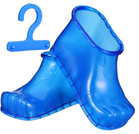 Scarpe da Pediluvio in Pvc Blu, Taglia 42 per Uso Familiare | Pediluvi alle Erbe e Bagni Piedi, Facile da Pulire, Esperienza Rilassante, Uso Sicuro e Affidabile