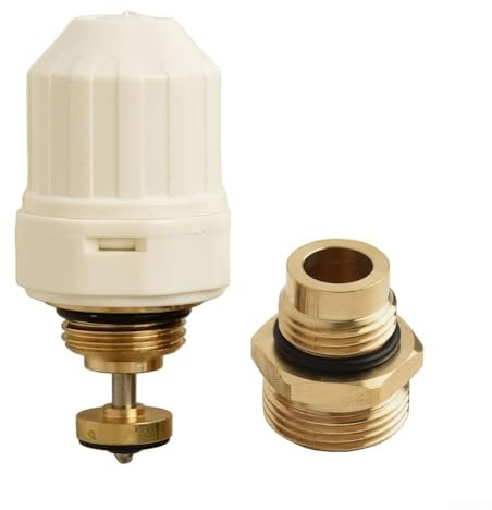 DN15 DN20 Brass Valve Insert for Use in For Underfloor Heating Circuits Featuring ABS Parts for Long Term Heating System Support
