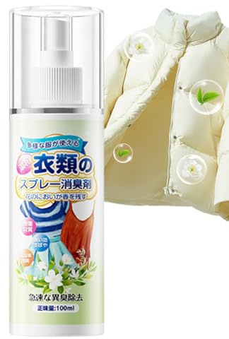 Kleidungsauffrischer 100ml Waschfreier Geruchsentferner | Erfrischungsspray Für Textilien Mit Blütenduft Für Daunenjacke, Reise, Zuhause, Winter, Schuhe, Hut, Sofa Und