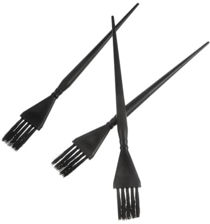 GOOHOCHY Spazzola per Tintura Chioma Professionale 3 Pezzi Pennello per Colorazione Chioma da Salone Setole Flessibili Strumento per Applicazione Uniforme e Trattamento Uso Colore Casuale