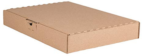 BB-Verpackungen 100x Maxibriefkartons 350 x 250 x 50 mm A4 braun (100 Stück) | stabiler Versandkarton | leicht zu falten | DHL DPD Hermes GLS | Karton für Büchersendung und Warensendung
