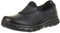 Skechers Sure Track, Zapatos Mujer, Negro Black Leather, 39 EU