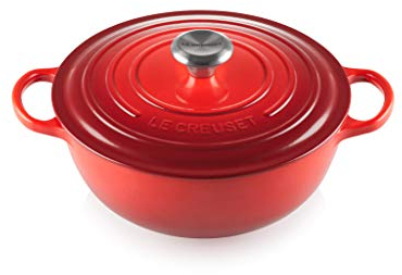 Le Creuset Marmita de hierro fundido, diámetro 26 cm, 4, 1 L, Cereza, 21114260600430