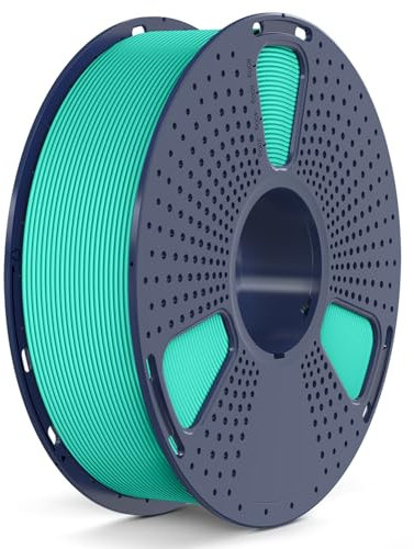SUNLU Rapid PETG 3D Filament 1.75 mm 1KG, Hohe Geschwindigkeit 30–600mm/s 3D Drucker Filament, Maßgenauigkeit ± 0.02mm, 1KG Reusable Spule, Passend für die Meisten FDM 3D Drucker (Mintgrün)