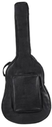 Dickly Gitarrentasche, Akustikgitarrenkoffer, bequem mit Tasche, tragbare Gigbag-Tragetasche für 40-Zoll-/41-Zoll-Akustikgitarren, Schwarz