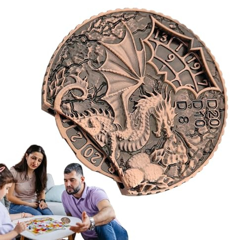 Zuasdvnk Spinner, Drache | All-in-1 Deko Fidget | Tolles Metall Rollenspiel Spinner | Rollenspiel für Partyartikel für Familientreffen