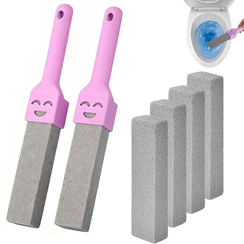 SHULLIN 6 stycken pimpsten toalett pimpsten toalett pimpsten toalett renare med 2 handtag rengöring block toalett rengöringssten urinstensborttagare rengöringssten för toalett badkar handfat handfat