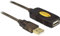 DELOCK Kabel USB 2.0 Verlängerung, aktiv 30m