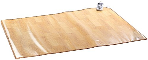 infactory Heizteppich Wohnzimmer: Beheizbare Infrarot-Fußboden-Matte, 150 x 200 cm, bis 50 °C, 820 Watt (Beheizter Teppich, Heizteppich groß, Füße)