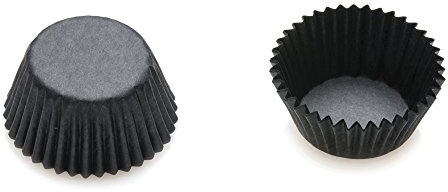 Decora 0339718 CF 2500 PAPIERFÖRMCHEN SCHWARZ 32 X H 22 MM
