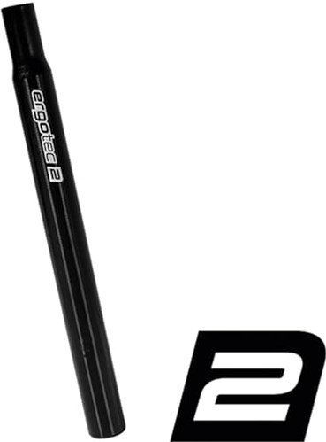 ERGOTEC Seat Post 28,6 x 300 cm, Kerze CNC Aluminium Schwarz