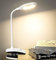 DEEPLITE LED Desk Lamp - Clip on, Battery Powered, Flexible Arm, Memory Touch, 3 Color Modes & Stepless Brightness, Portable Reading Light for Study, Work & Bed