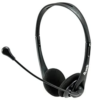HEADSET USB EQUIP LIFE MICROFONO FLEXIBLE CONTROL DE VOLUMEN MUTE COLOR NEGRO