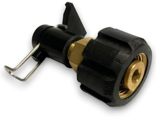 M&M Smartek Hochdruckreiniger Adapter Option D für Nilfisk & M22 IG | Verbindet HD-Reiniger, Pistole, Schlauch oder Zubehör; passend für Kärcher, Nilfisk, B&D u.a., Option D für Nilfisk & M22 IG.
