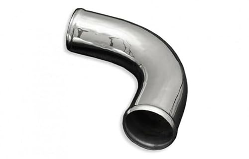 Aluminium bogen Alu-Bogen 90° Ladeluftkühler Turbo Alurohr Rohrbogen Pipe 30cm Lange (51mm)