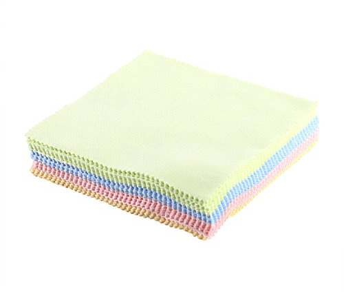 Buachois Nettoyant Lunettes Lingettes Microfibre, 70 Pcs Cleanroom Chiffon Antistatique Polyester TéLéphone éCran LCD Caméra Lentille PoussièRe Chiffon, pour L'équipement d'impression Optique PréCise