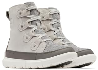 Sorel Explorer Joan WP, Botas de invierno impermeables, Mujer, Moonstone Sea Salt Explorer Next Joan, 37 EU