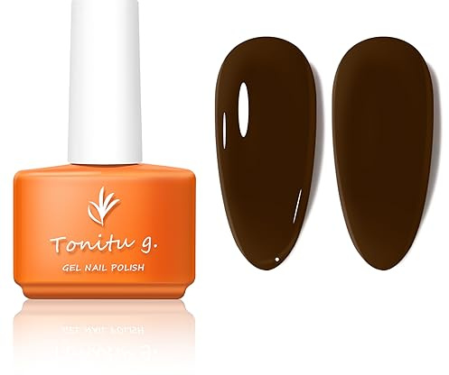 Tonitu G 7 ml 27 Farben Gel Nagellack 1 Stück, semipermanente Gellack, UV/LED Soak Off für Salon Maniküre und Nail Art DIY zu Hause, als Geschenk (SC253)