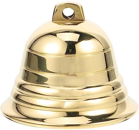 DECHOUS 4 Stück Kuhglocke kupferne Glocke DIY klingel zubehör Tier Weihnachtsglocken Mini-Glocke Weihnachten Messingglocke hängende Glocke Windspiele Ornament