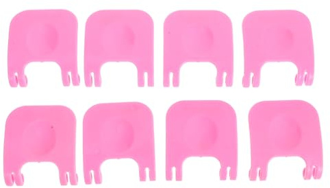 Milisten Rabbit Cage Clips: Small Animal Cage Fastener Buckles, 8 Pack Plastic Fixed Clamp for Secure Wire Crate Edges Easy Installation for Hamsters and Rabbits