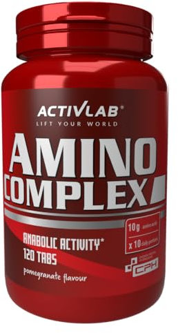 Activlab Amino Complex - 120 Tablets | Essential Aminoacids | BCAA | for Gym | Muscle Growth | It inhibits catabolism | Supports Anabolism | accelerates Regeneration