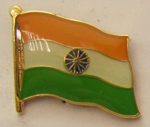 Indien Pin Anstecker Flagge Fahne Nationalflagge Flaggenpin Badge Button Flaggen Clip Anstecknadel
