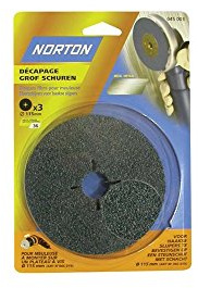 Norton Lot de 3 Disques fibre Norzon 115 x 22 mm Grain 36