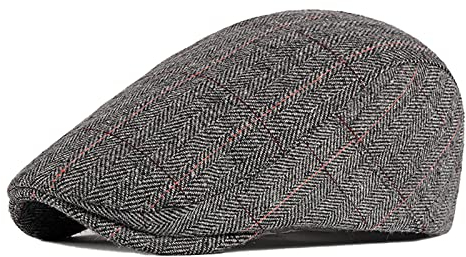 Herren Schiebermütze Baumwolle Barett Cap Schirmmütze Flatcap Baskenmütze Newsboy Cap Entenschnabel Driving Cabbie Jagd Kappen