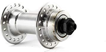 Fahrrad Alu Vorderrad Nabe 36 Loch 100mm Hohlachse Disc Scheibenbremse Silber