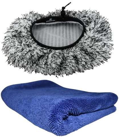 ADVANTUSE - Brush Cover - Bürstenüberzug für Waschpark-Bürsten (Brush Cover mit Trockentuch XL)