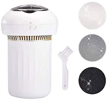 NOOFIE Lima eléctrica para Quitar Callos, Herramientas portátiles para pedicura de pies para Talones agrietados, Callos y Sha Muerto Duro