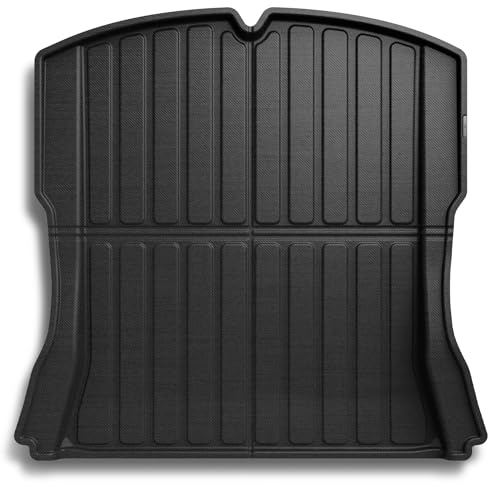 Spigen Tesla Model 3 Highland 2024 Rear Trunk Mat Cargo Liner, Boot Liner, WaterProof, All Weather Mats, Designed for Model 3 Highland 2024 2025 Accessories - Carbon Edition