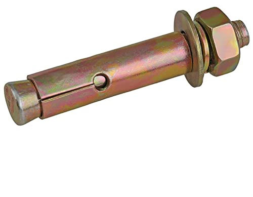 Ankerbolzen, Expansionsbolzen Externe Expansionsschraube Expansionsbolzen Spannungsexplosionsschraube Explosionsschraube M6 M8 M10 M12 4 Stück Ankerbolzen (Länge: 70 mm, Größe: M10) ( Color : 60mm , S