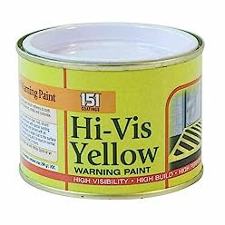 PNJB, 151 Coatings Paint Primer Metallic Gloss Matt 180ml, Non-drip Gloss Paints, Hard Drying, Hard Built, And High Performance (HI-VIS Yellow, Pack of 1)