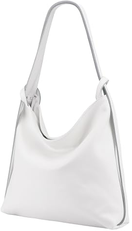 SH Leder 2in1 Handtasche Rucksack Damen Schultertasche DayPack CityRucksack aus Echt genarbt Leder (B 37cm x H 35cm) Rica G699