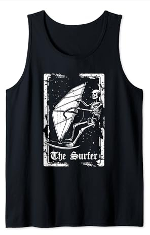 Windsurfer Skelett - Surfbrett Windsurf Windsurfen Tank Top