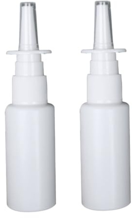 2pcs mini flotte de pulvérisation en plastique, bouteilles de pulvérisation nasale 30 ml