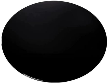 Mesa de comedor redonda de cristal negro con mesa templada, 70 cm, mesa moderna para el hogar para comedor