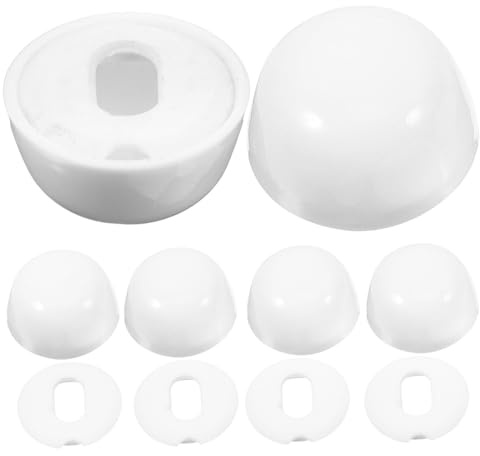 CANIGHT 6pcs Toilet Bolt Caps Covers Bolt Dome Caps for Toilet Seat Fasteners Easy Install Decorative Universal Fit