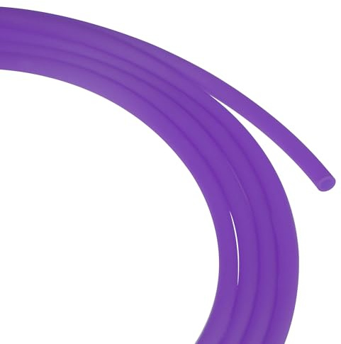 TOP-VIGOR Cordón de goma, cuerda de plástico de 1,5 mm de diámetro interior, cordón de tubo de goma hueco de 2 mm de diámetro exterior, cordón elástico redondo de 10 m, cuerda elástica para