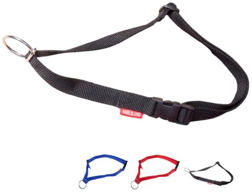NETPROSHOP Sicherheits-Halsband für Ihr Pferd mit Sicherheitschnalle Nylon, Farbe:Schwarz