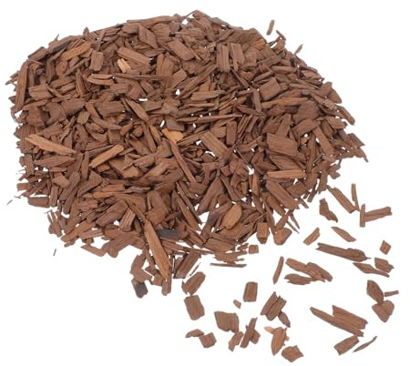 WEKADRIN Virutas De Roble Francés Tostado Ligero 100g para Añejar Vino y Whisky, Madera Natural para Elaboración Casera y Barbacoa, Sabor Afrutado y Aroma Intenso