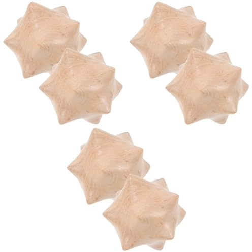 Healifty 3 Paare Massageball aus Holz für Handmassagebälle für Ältere Menschen Ergonomisches Design für Handfitness und Entspannung als für Senioren