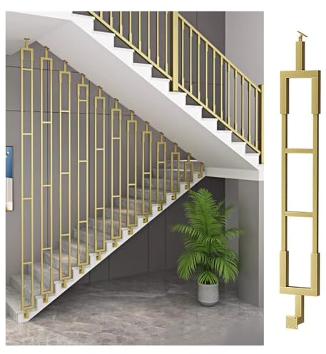 Balustres d'escalier réglables en fer forgé de 0 ° à 180 ° | Axe en métal intérieur/extérieur pour escaliers de niveau et de pente | et balustrades élégantes pour la rénovation de la maison