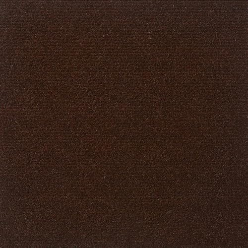 GPDNBIEU, Losetas de Alfombra Alfombra Cuadrada autoadhesiva Multiusos 12 x Pulgadas for Piso baldosas for el hogar y Las Mascotas - Antideslizante(Coffee,15pcs)