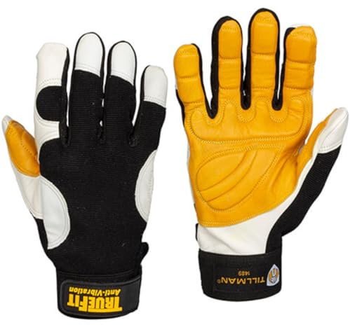 TILLMAN 1489 ANTI-VIBRATION TRUEFIT GLOVES - LARGE