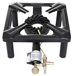 PaellaWorld World International Gaskocher Gas-Hockerkocher, klein mit Zündsicherung, Mehrfarbig, 30 x 30 x 15 cm 30301