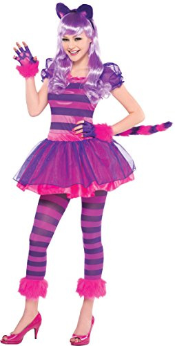 set high (PKT) (999448) Child Girls Cheshire Cat Costume (12-14yrs) - sgl by Amscan International