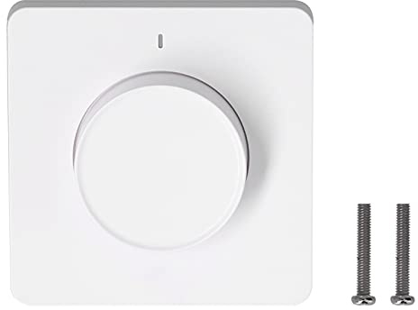 Smart Dimmer Switch, Pannello di Controllo Dimmer LED Luminosità Regolabile WIFI Smart Dimmer Switch Manopola 100~240V per Funzionamento Smart Home Facile e Flessibile, Estensione
