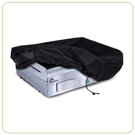 Little Balance 8577, Housse de Protection Plancha, Imperméable, Anti-UV, XL, Noir